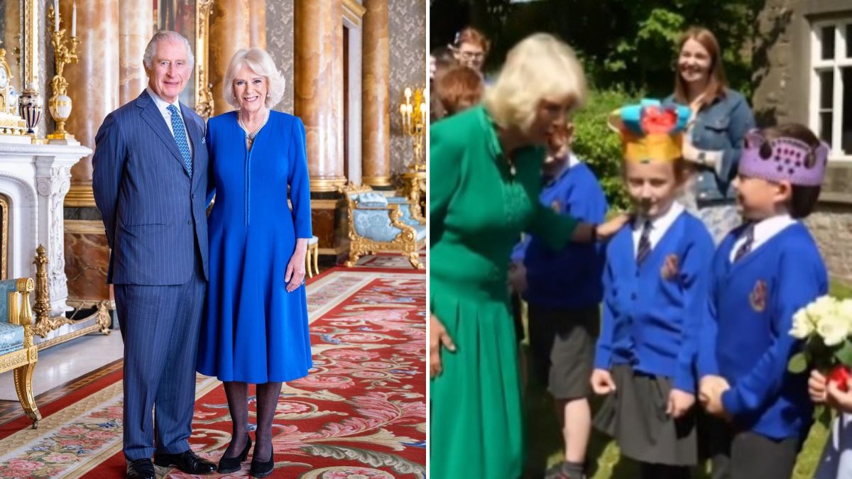 Rainha Camilla surpreendida com revelação de crianças durante visita oficial. Veja o vídeo