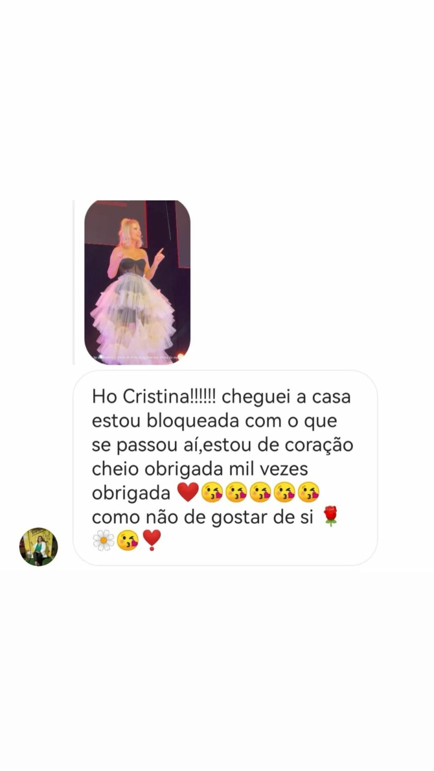 Cristina Ferreira revela mensagens privadas após (novo) sucesso: &#8220;Foi dos dias mais felizes da minha vida&#8230;&#8221;
