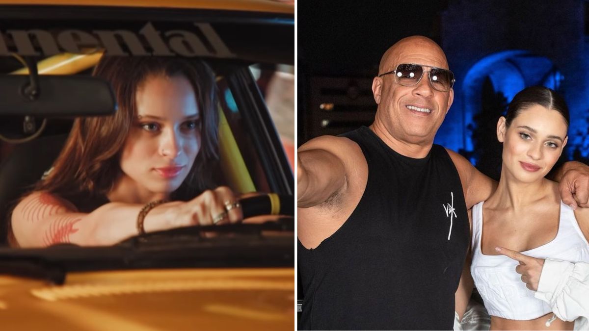 Daniela Melchior mostra-se nos bastidores de 'Velocidade Furiosa' ao lado  de Vin Diesel - Fama Show