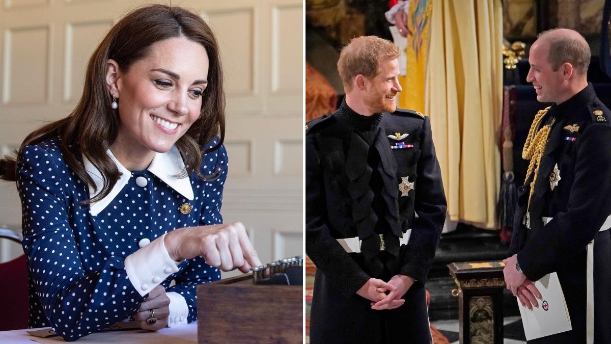 Kate Middleton &#8216;cansou-se&#8217; de tentar conciliar os príncipes William e Harry