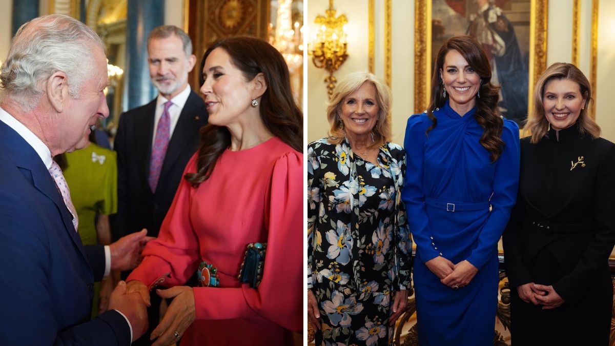 Família real recebe chefes de Estado em jantar no Palácio. Camilla foi a grande ausência