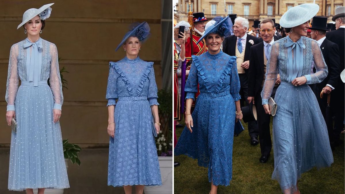 &#8216;Very british&#8217;. Princesa Kate e duquesa Sophie espalham elegância com looks a combinar