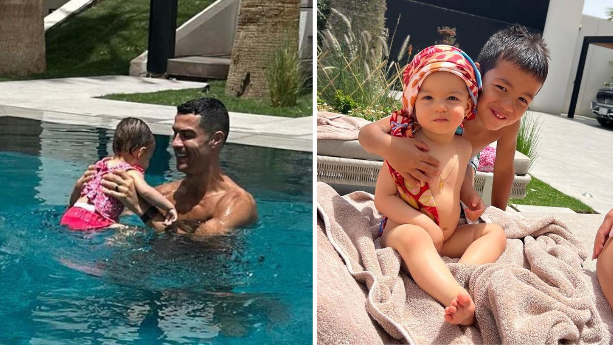 Após semana &#8216;dura&#8217;, Cristiano Ronaldo encanta: &#8220;Momentos felizes em família&#8230;&#8221;
