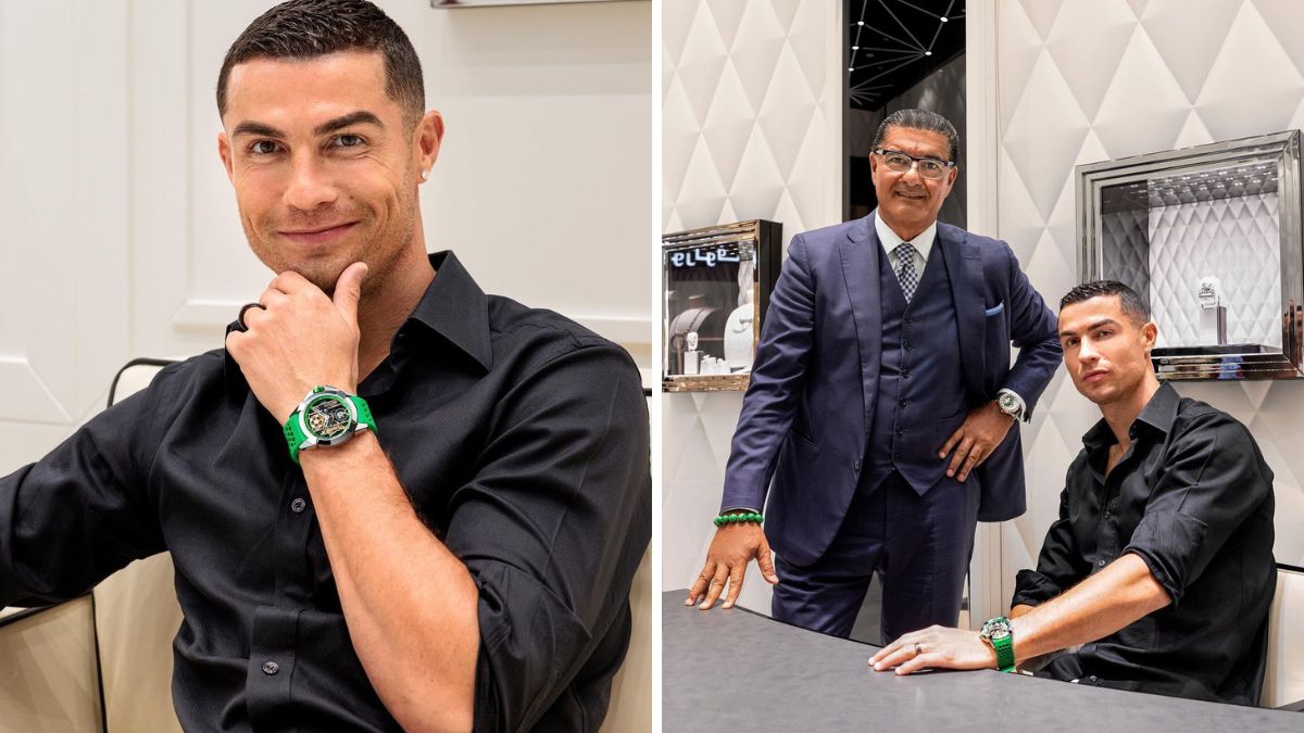Wow! Cristiano Ronaldo &#8220;abre&#8221; nova loja nas &#8220;arábias&#8221; e mostra o &#8220;seu&#8221; relógio de 120.000€
