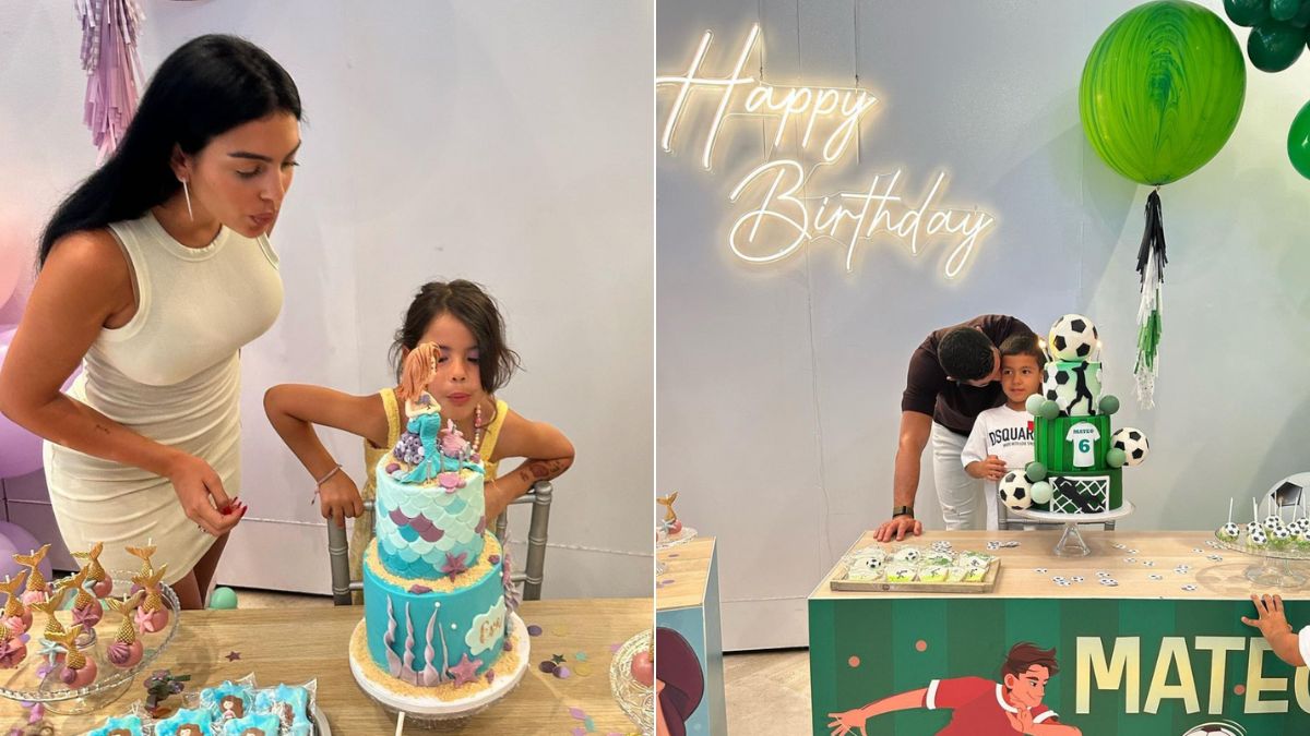 6 anos! Georgina Rodríguez revela detalhes da festa de aniversário dos gémeos