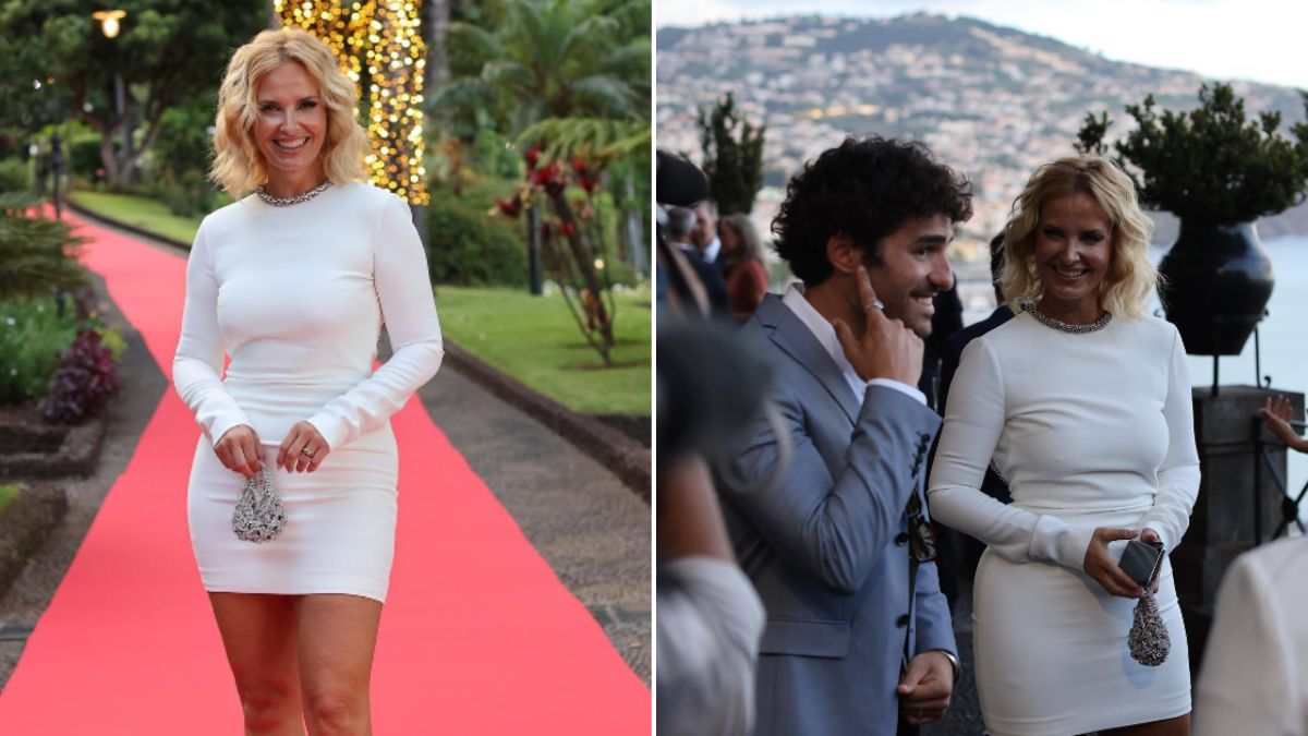 Cristina Ferreira aposta em look elegante para marcar presença nos Emmy Awards na Madeira e fãs reagem: &#8220;Estrondo&#8230;&#8221;