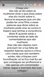 Ex-Love on Top dá &#8216;grito de revolta&#8217; perante comentários ofensivos de Leo Caeiro. Margarida Corceiro reage