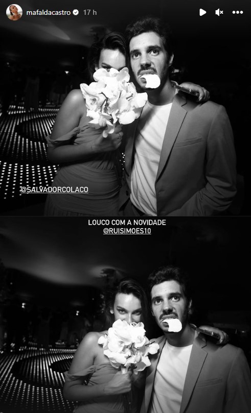 Mafalda Castro apanha bouquet em casamento e mostra reação do namorado: &#8220;Louco com a novidade&#8221;