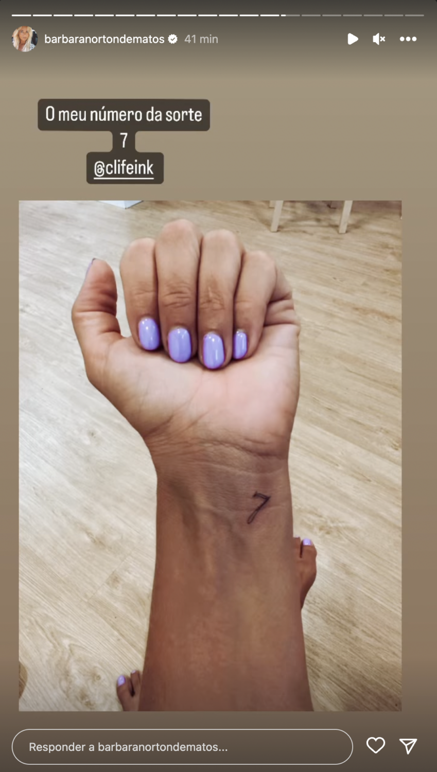 Bárbara Norton de Matos faz 4 tatuagens e mostra resultado: &#8220;Deu-me para isto&#8230;&#8221;