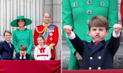 Príncipe Louis voltou a subir à varanda de Buckingham&#8230; e roubou todas as atenções