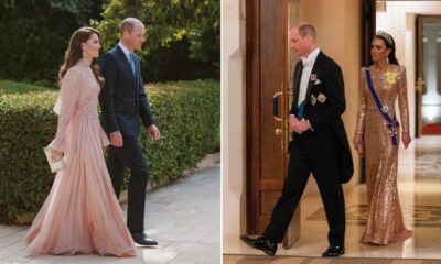 Kate Middleton deslumbra com dois vestidos icónicos no casamento do príncipe da Jordânia