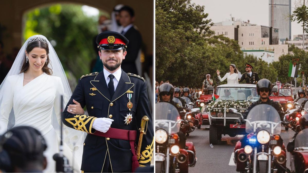 As imagens do extraordinário casamento do príncipe herdeiro da Jordânia