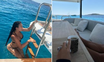 Georgina Rodríguez em modo &#8220;sereia encalhada&#8221; em novas fotos das férias com Cristiano Ronaldo