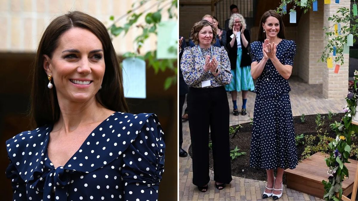 Princesa Kate repete vestido icónico com um dos seus padrões de eleição