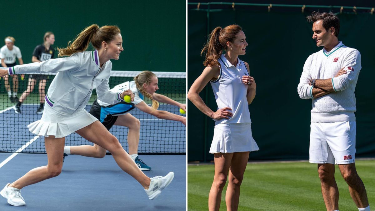 &#8216;Dupla de milhões&#8217;. Princesa Kate defronta Roger Federer em partida de ténis