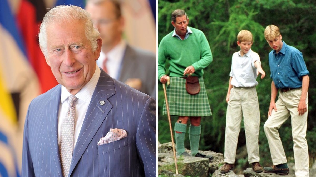 Memória especial! Rei Carlos III partilha foto com o príncipe Harry no Dia do Pai