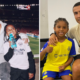 Filho de Kim Kardashian conhece Cristiano Ronaldo