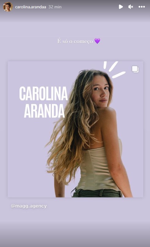 Carolina Aranda partilha novidade profissional e destaca: &#8220;É só o começo&#8230;&#8221;