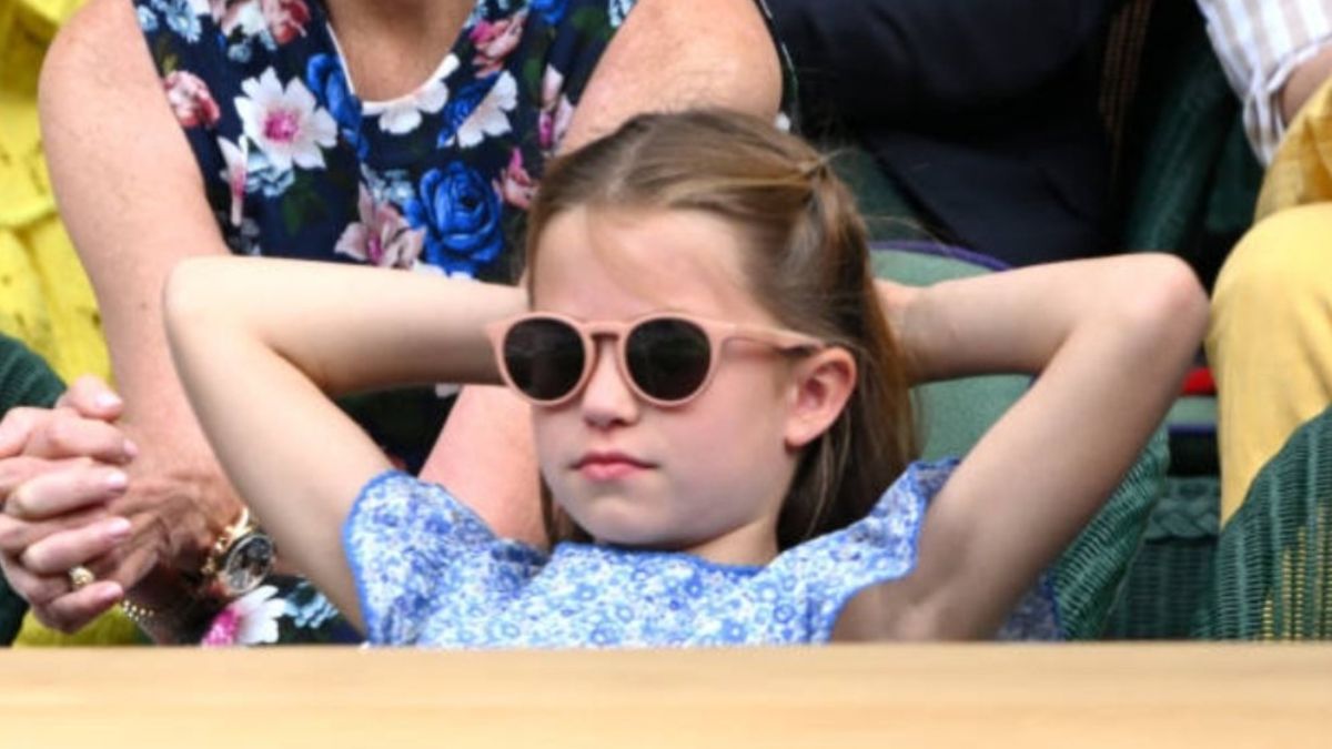 As hilariantes expressões da princesa Charlotte durante a final do Torneio de Wimbledon