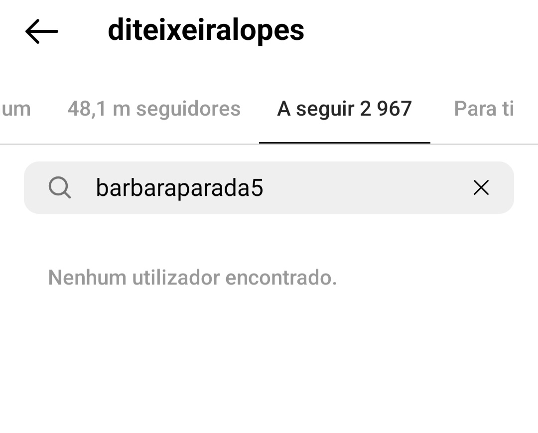 Após notícias, Diana Lopes envia &#8216;recado&#8217; e deixa de seguir Bárbara Parada nas redes sociais