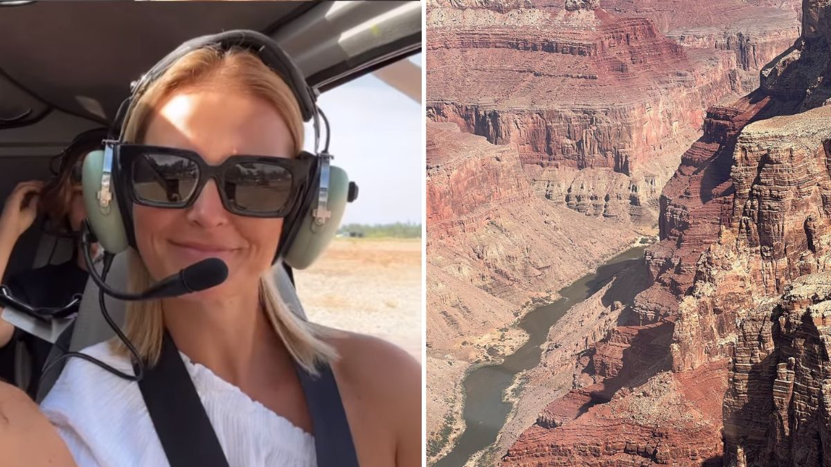 Sonho! De helicóptero, Cristina Ferreira revela imagens do Grand Canyon: &#8220;As cores das rochas, dos rios, as árvores&#8230;&#8221;