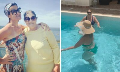 &#8220;Haja alegria&#8221;: Elma Aveiro mostra-se a &#8216;dar show&#8217; na piscina com Dolores Aveiro