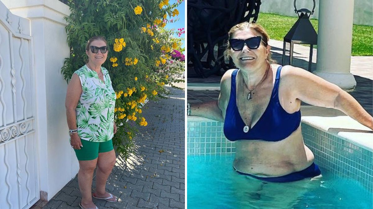 Dolores Aveiro posa em biquíni na piscina: &#8220;Linda e plena&#8221;