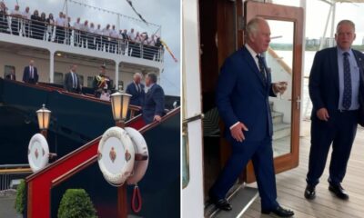 Rei Carlos III visita iate onde passou a lua de mel com a princesa Diana