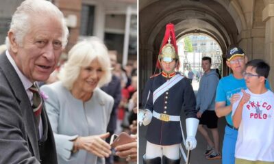 Inédito! Guarda do rei Carlos III tem gesto de carinho para com jovem com síndrome de Down