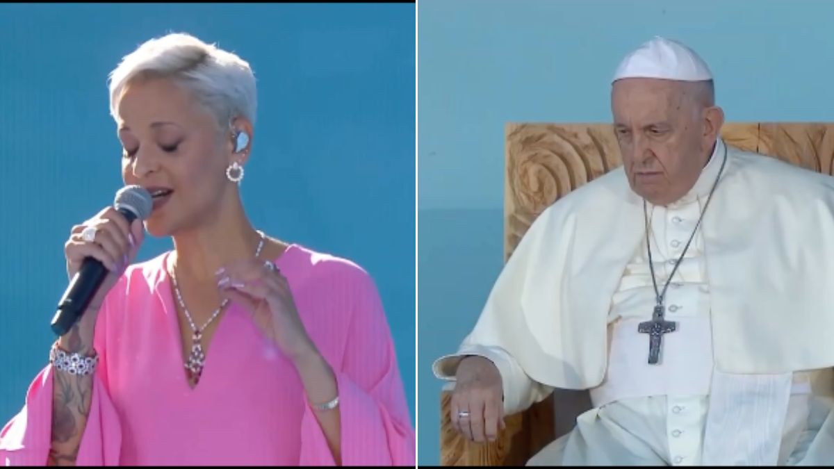 Mariza reage após cantar para o Papa Francisco: &#8220;A maior concentração de amor que alguma vez vi&#8230;&#8221;