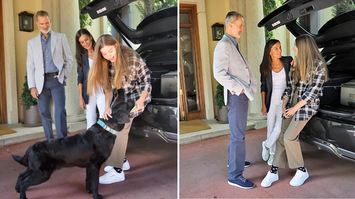 Reis de Espanha partilham fotos da despedida da filha mais nova, infanta Sofía