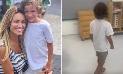Vídeo. Liliana Aguiar leva o filho a conhecer a nova escola no Dubai