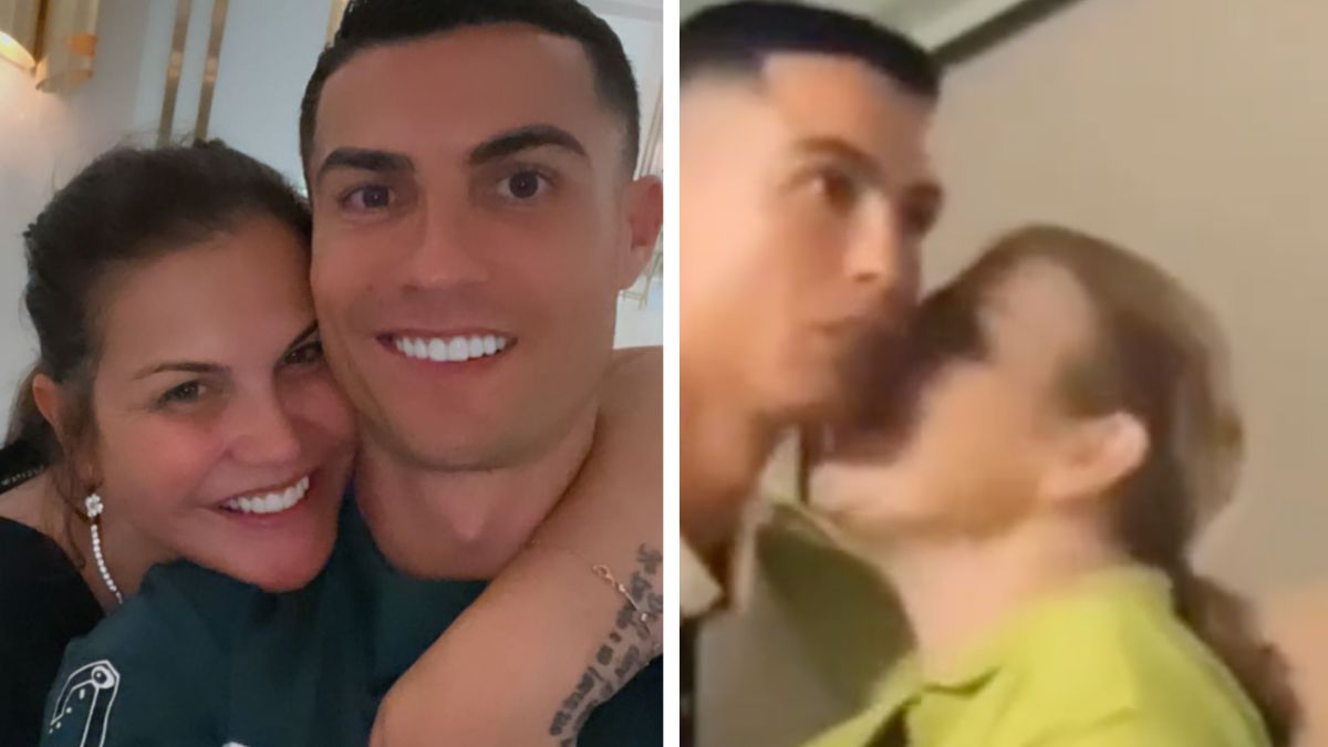 Katia Aveiro mostra momento de ternura entre Cristiano Ronaldo e a mãe: &#8220;Meus amores&#8221;