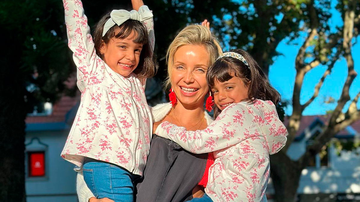 Luciana Abreu mostra-se em &#8220;brincadeiras&#8221; com as filhas e soma elogios: &#8220;Que fofas vão seguir os passos da mãe&#8230;&#8221;