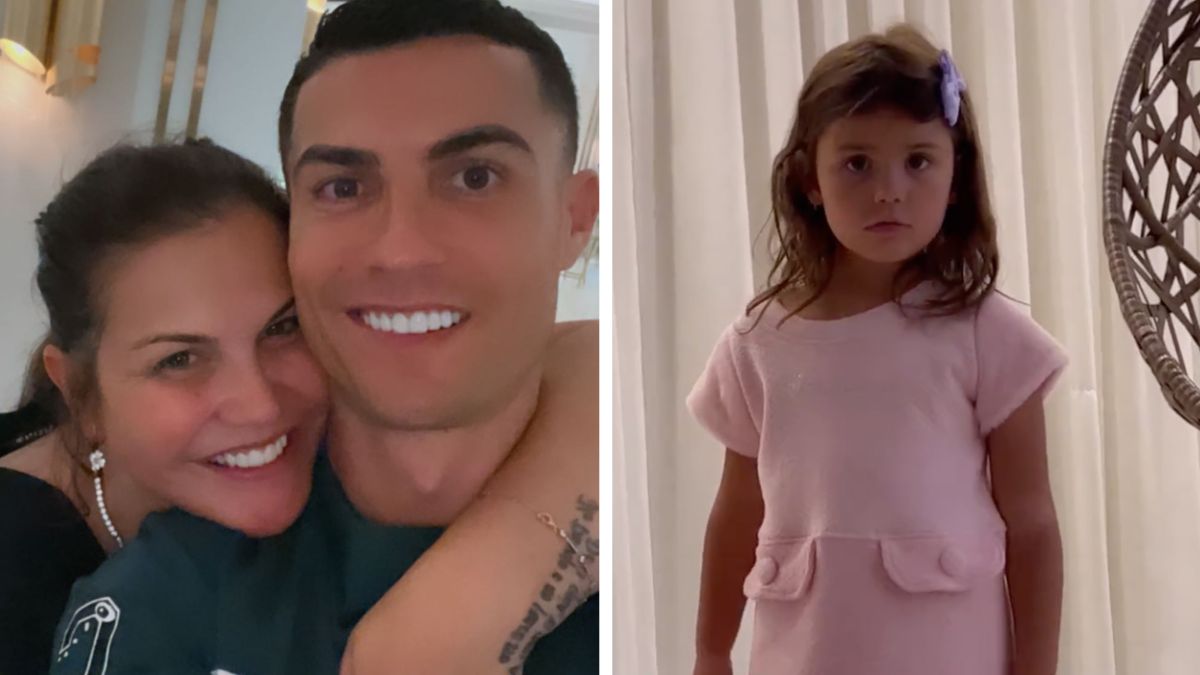 Katia Aveiro prega &#8216;partida&#8217; à filha: &#8220;O Ronaldo é teu pai e a Georgina é tua mãe&#8230;&#8221;