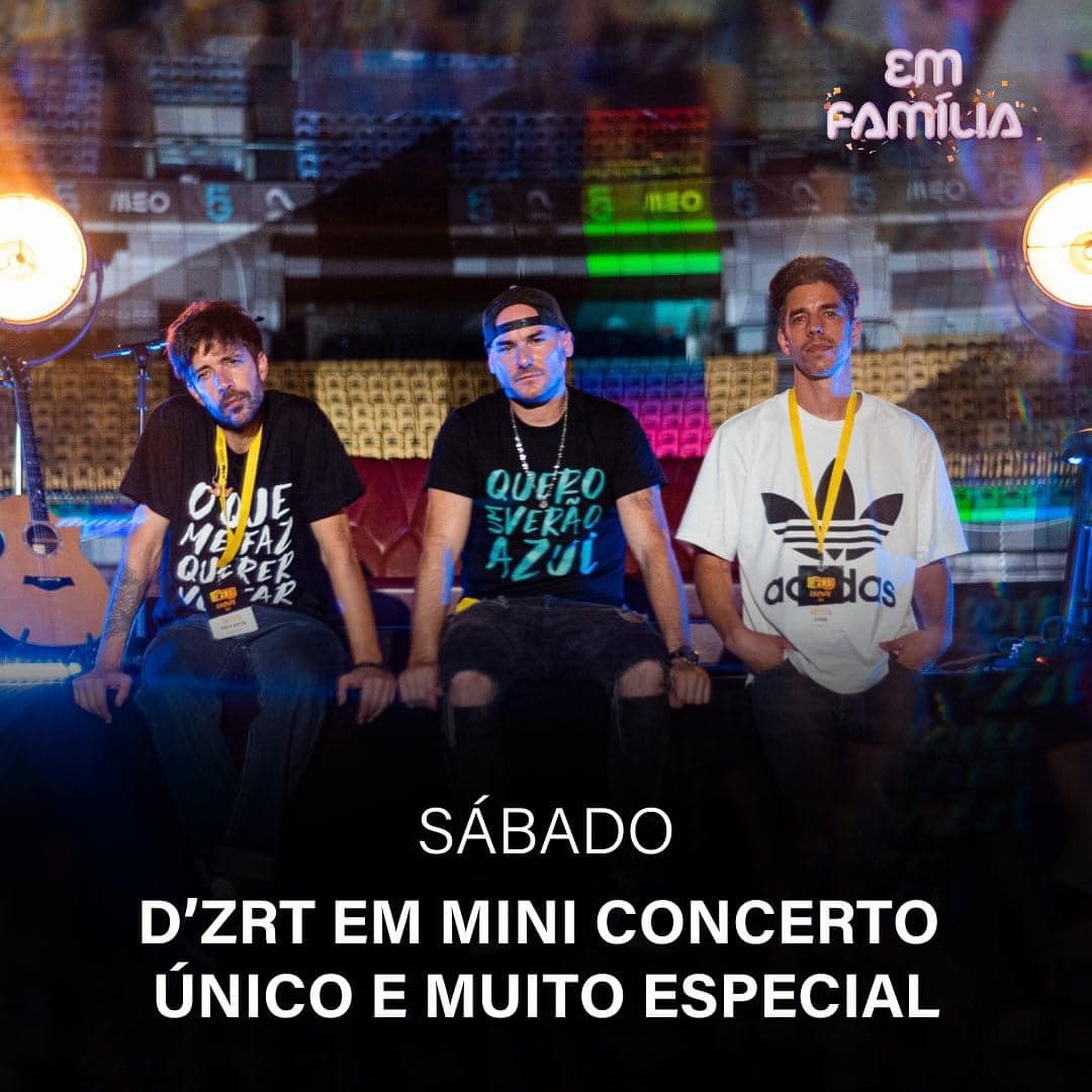Bronca! TVI promete “mini concerto dos D’Zrt”, falha e apaga promoção