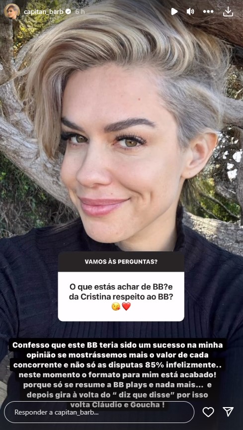 Ana Barbosa dá (novo) arraso ao Big Brother: &#8220;O formato está acabado! Volta Cláudio e Goucha&#8230;&#8221;