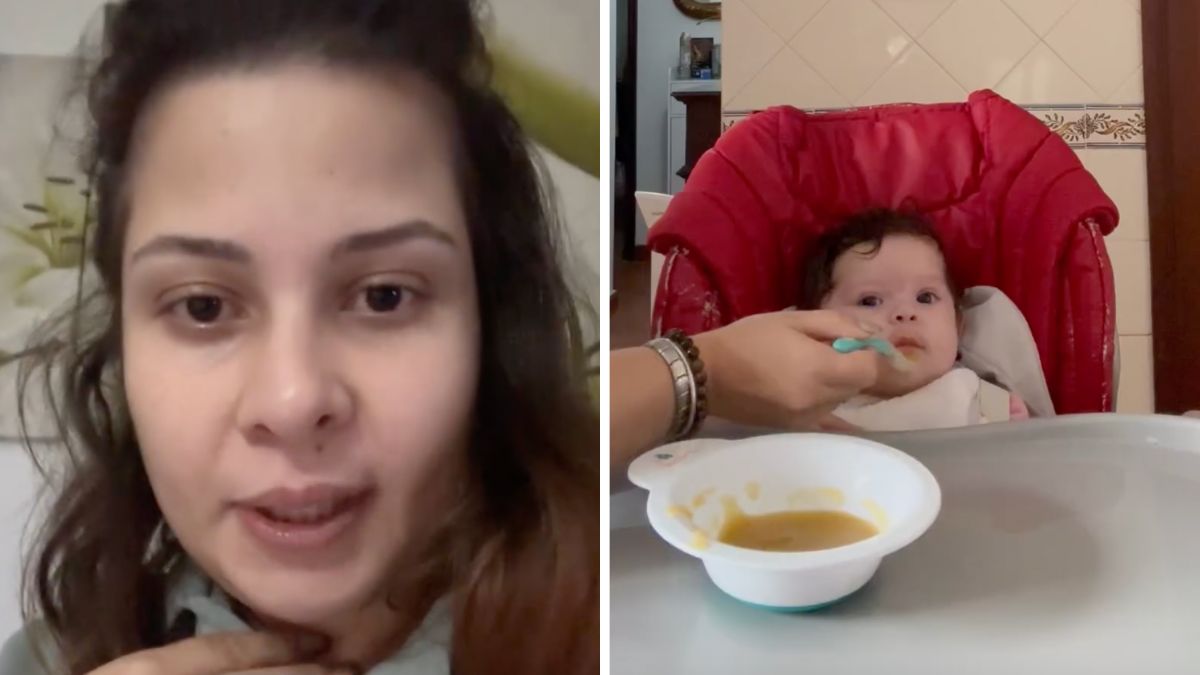 Sandrina Pratas mostra bebé Ariel a comer a &#8220;primeira sopa&#8221; e fãs alertam: &#8220;Está tudo errado&#8230;&#8221;