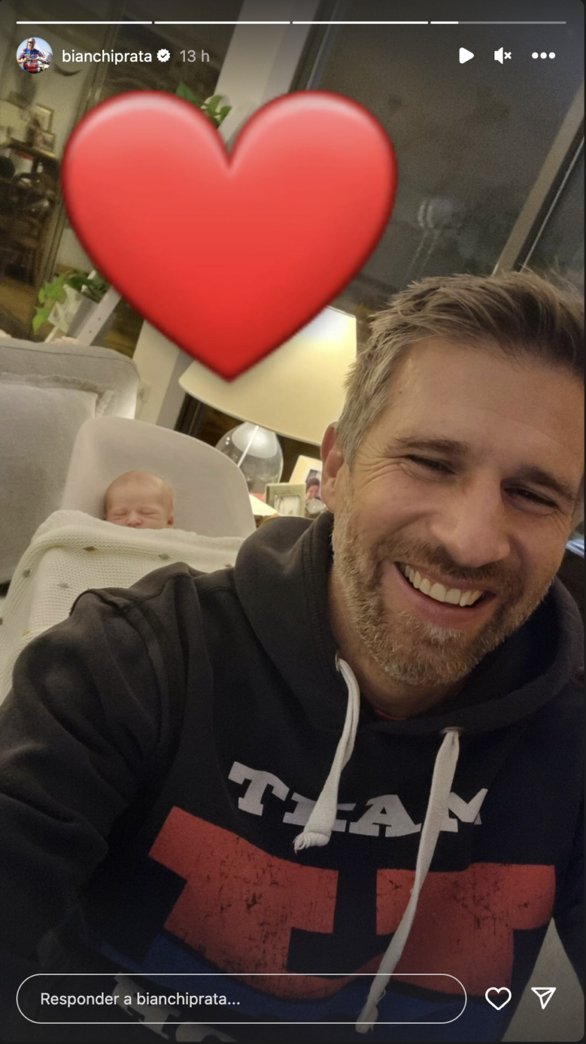 Pai babado! Pedro Bianchi Prata revela &#8216;selfie&#8217; com o bebé Vicente