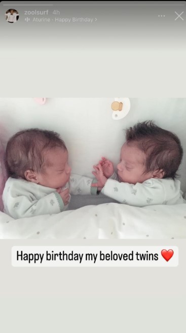 Longe das filhas, Daniel Souza deixa mensagem: “Parabéns às minhas gémeas…”