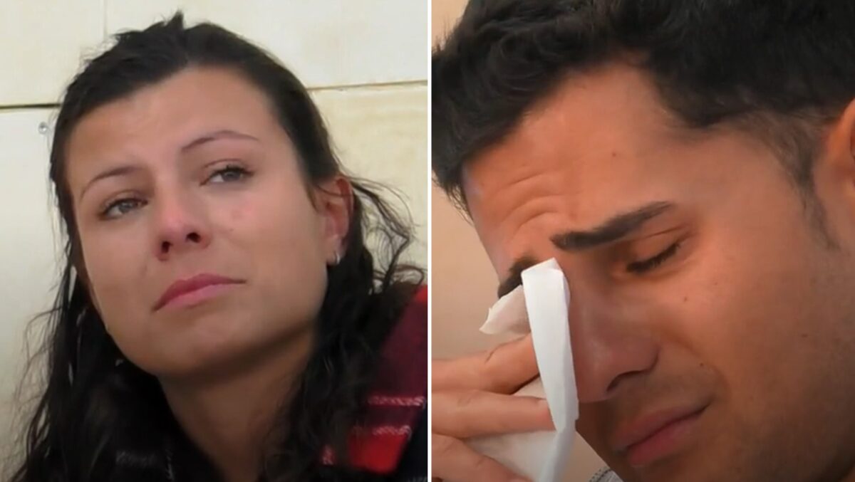 Big Brother. Márcia Soares e André Lopes choram ao lembrar família