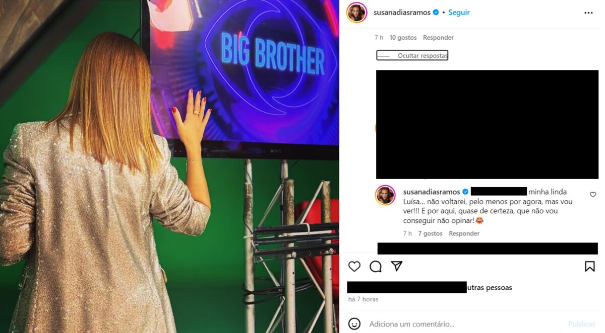 Susana Dias Ramos fora do ‘Big Brother &#8211; Desafio Final’: “Não voltarei…”