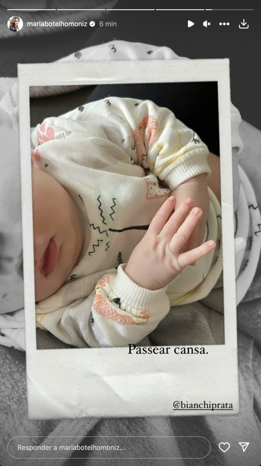 Maria Botelho Moniz revela (nova) foto do filho bebé: &#8220;Passear cansa&#8230;&#8221;
