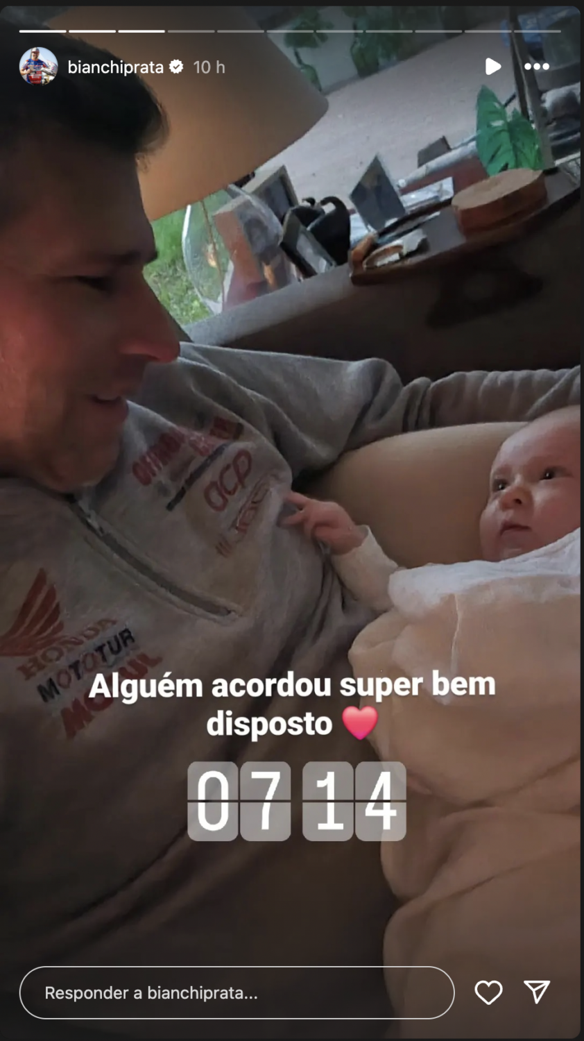 Pedro Bianchi Prata revela (novo) momento com o bebé Vicente: &#8220;Alguém acordou bem-disposto&#8221;