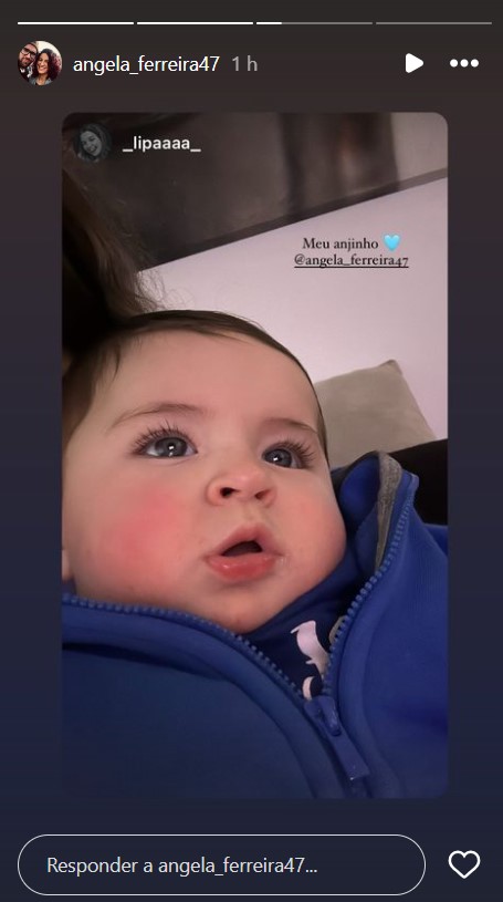 Amor sem fim! Ângela Ferreira partilha foto do filho aos seis meses