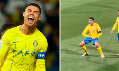 Cristiano Ronaldo reage a provocação com &#8220;gesto obsceno&#8221; e acaba castigado nas &#8220;arábias&#8221;