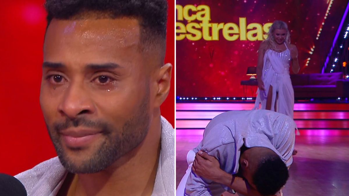Nelson Évora termina atuação em lágrimas e recorda o pai: &#8220;Desculpem&#8230;&#8221;