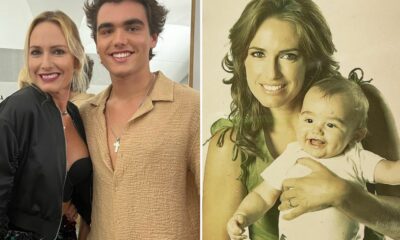 19 anos! Fernanda Serrano revela fotos inéditas do filho e declara-se: &#8220;O meu grande amor&#8230;&#8221;