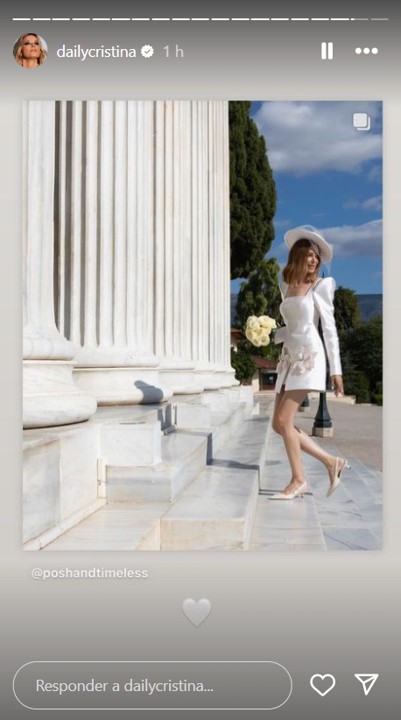 Casamento? Cristina Ferreira mostra vestido de noiva que a &#8220;apaixonou&#8221;