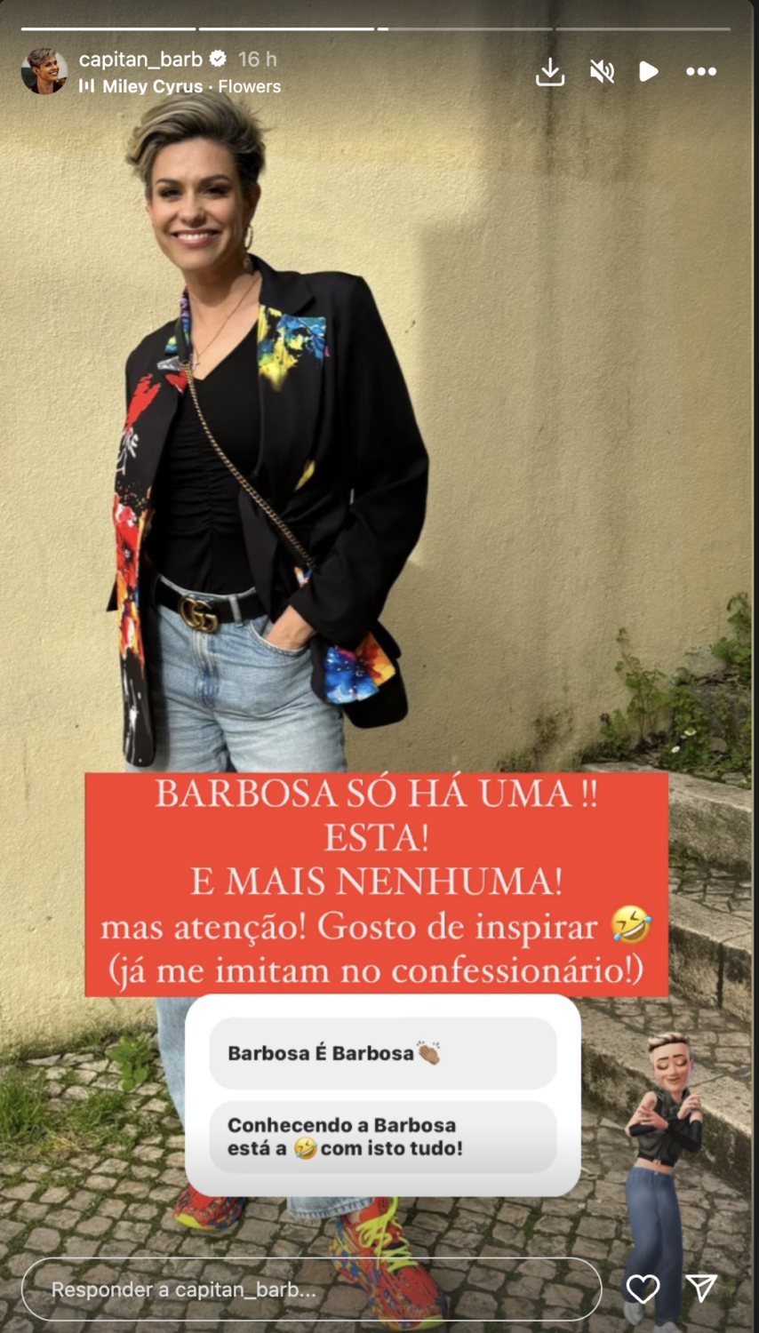 Ana Barbosa reage após &#8216;comparação&#8217; com Catarina Miranda: &#8220;Só há uma e mais nenhuma!&#8221;